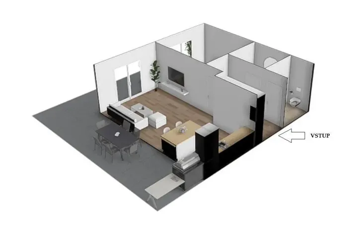 Pronájem bytu 2+kk, Brno - Královo Pole, Kollárova, 85 m2