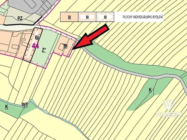Prodej podílu zahrady, Dobrkovice, 886 m2