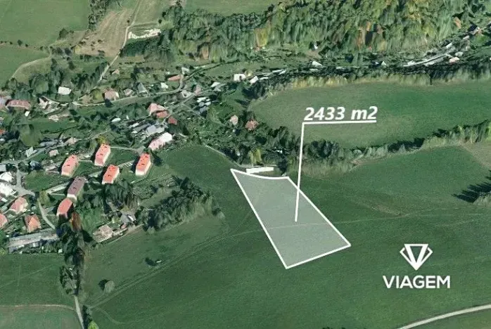 Prodej podílu pole, Těchonín, 2433 m2
