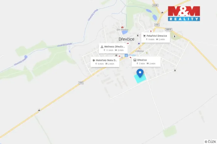 Prodej pozemku pro bydlení, Dřevčice, 4973 m2