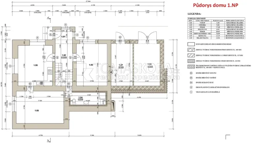 Prodej rodinného domu, Bojanovice, 157 m2