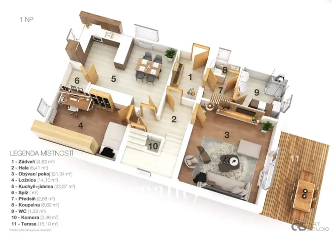 Prodej rodinného domu, Horní Věstonice, Mandloňová, 164 m2