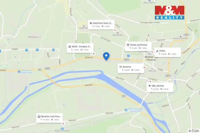 Pronájem bytu 1+1, Benešov nad Ploučnicí, Děčínská, 33 m2