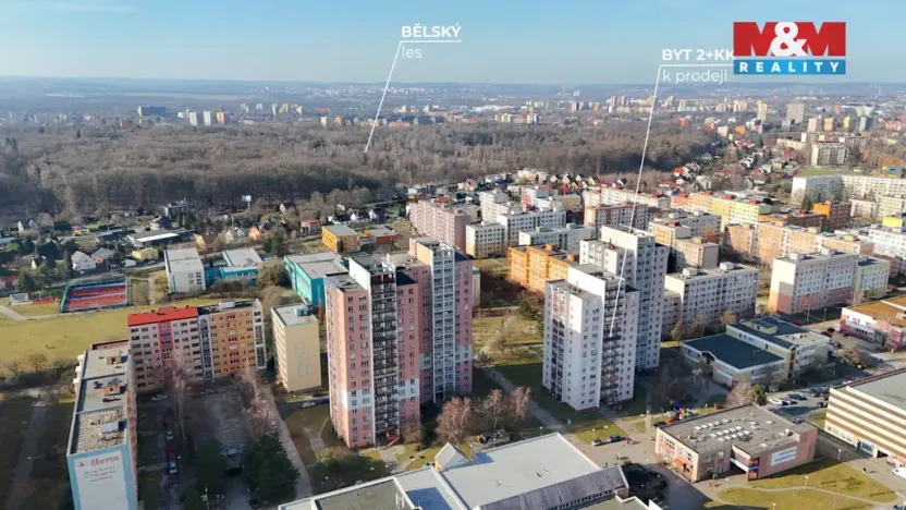 Prodej atypického bytu, Ostrava - Bělský Les, Bohumíra Četyny, 52 m2