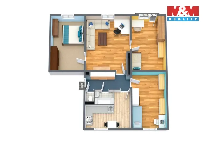 Prodej bytu 4+1, Sokolov, Sokolovská, 82 m2