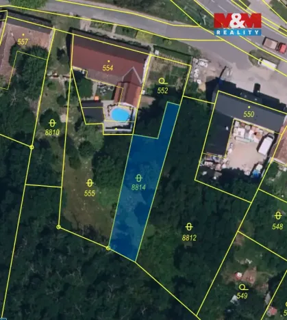 Prodej zahrady, Oleksovice, 385 m2