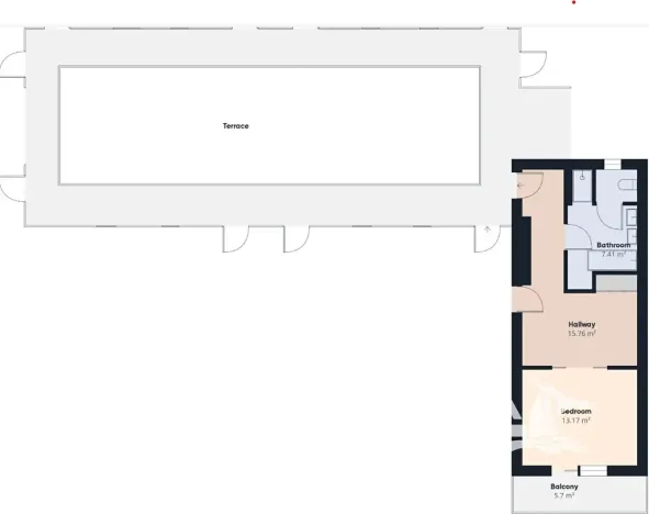 Prodej bytu 1+kk, Santa Maria, Kapverdy, 39 m2