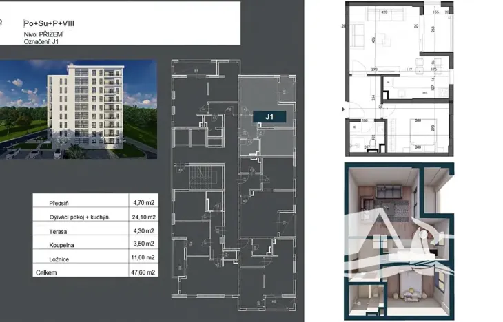 Prodej bytu 2+kk, Bar, Černá Hora, 43 m2