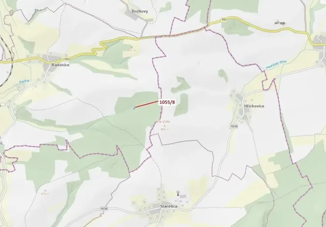 Dražba lesa, Milavče, 546 m2