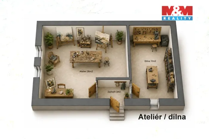 Prodej rodinného domu, Divišov, Horní náměstí, 213 m2