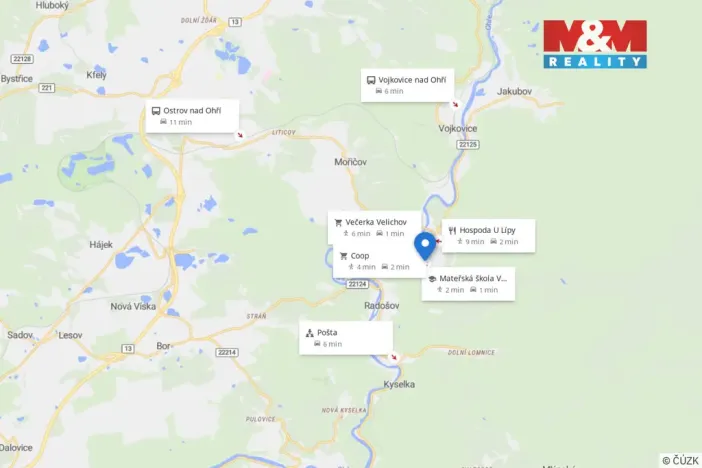 Prodej bytu 2+1, Velichov, 55 m2