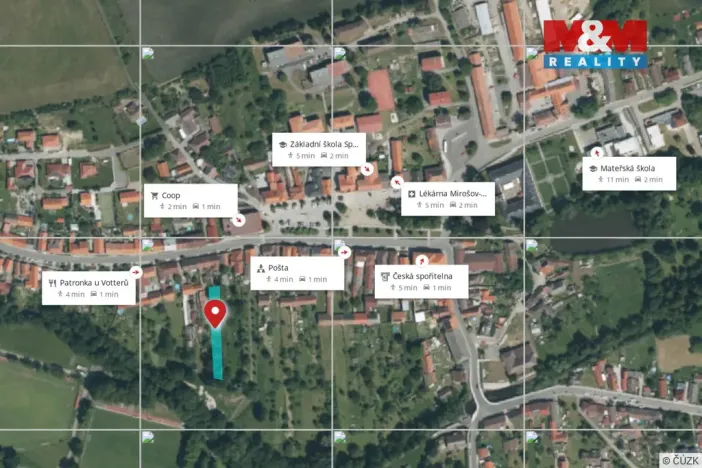 Prodej pozemku pro bydlení, Spálené Poříčí, 993 m2