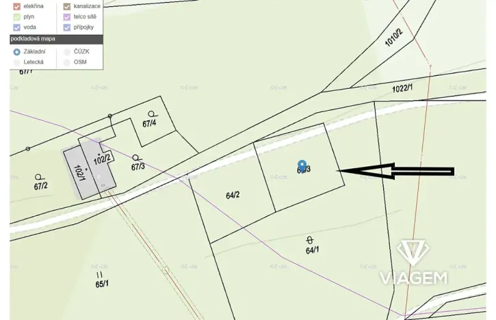 Prodej zahrady, Loket, 381 m2