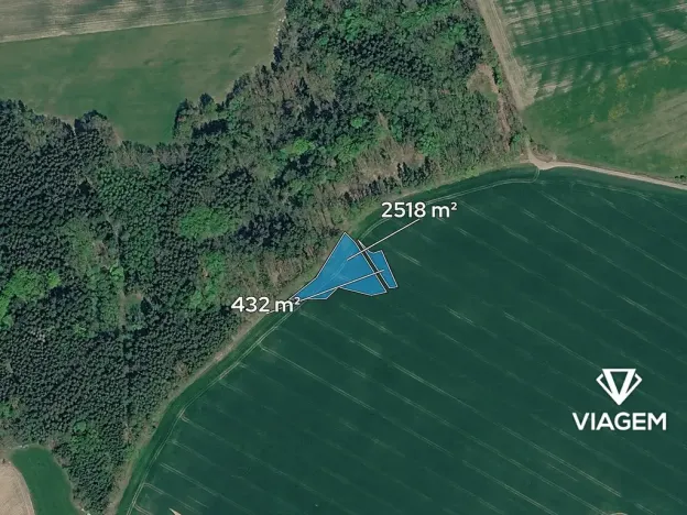 Prodej pole, Příkosice, 2950 m2