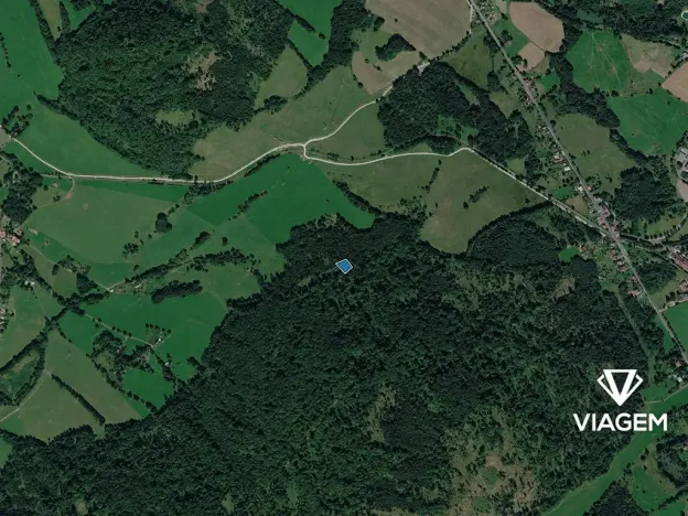 Prodej lesa, Česká Kamenice, 1794 m2