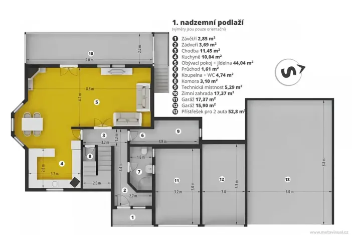 Prodej rodinného domu, Ondřejov, Pod Oborou, 276 m2