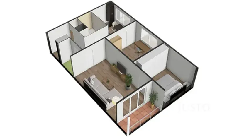 Prodej bytu 3+1, Bavorov, Na Sídlišti, 70 m2