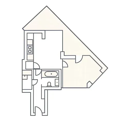 Prodej bytu 2+kk, Praha - Žižkov, Malešická, 58 m2