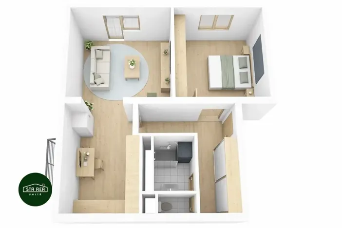 Pronájem bytu 2+1, Ostrava, Mozartova, 57 m2