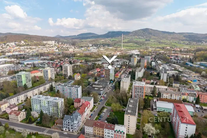 Prodej bytu 3+1, Děčín, Oblouková, 74 m2