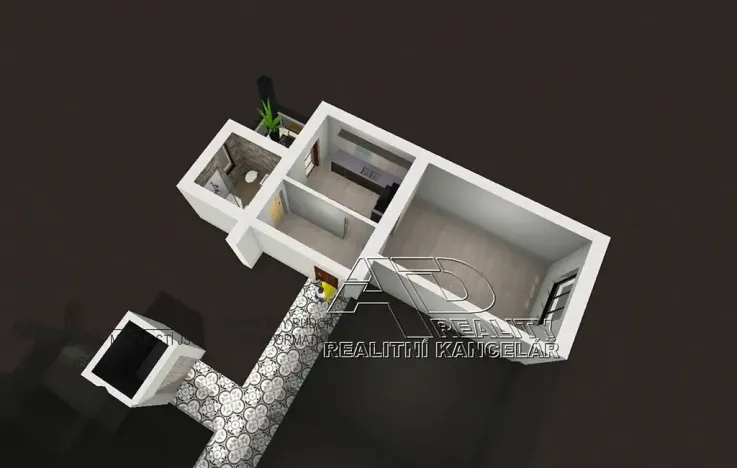 Pronájem bytu 1+1, České Budějovice, Fráni Šrámka, 40 m2