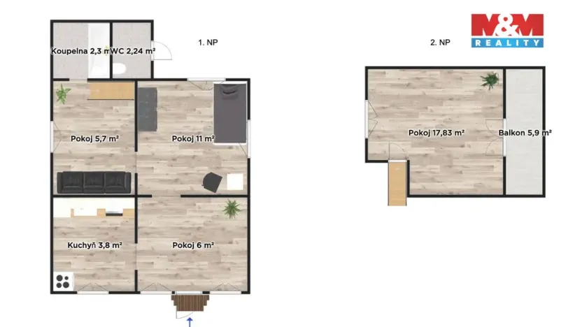 Prodej chaty, Čelákovice - Sedlčánky, Za Labem, 48 m2