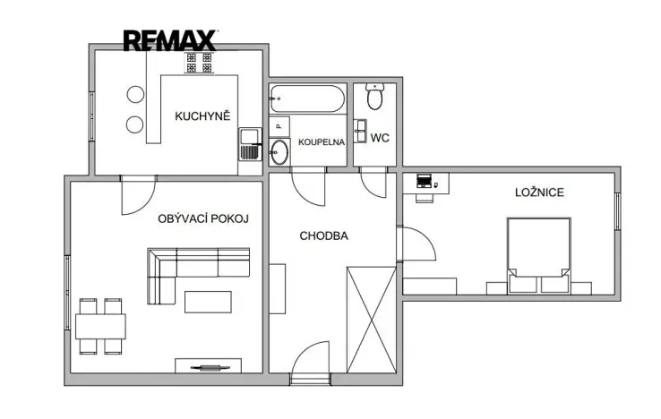 Pronájem bytu 2+1, Plzeň, Černická, 65 m2