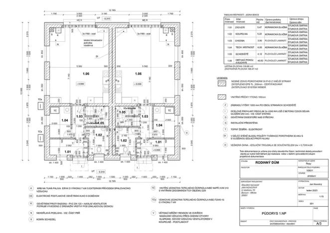 Prodej rodinného domu, Praha - Řepy, Otlíkovská, 125 m2