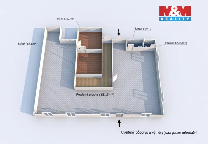 Pronájem obchodního prostoru, Nýřany, Revoluční, 220 m2