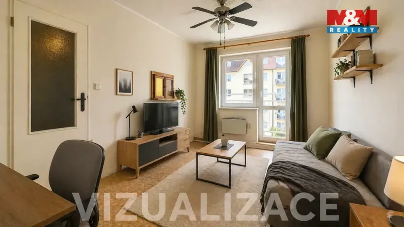 Pronájem bytu 1+1, Milovice, Mírová, 28 m2