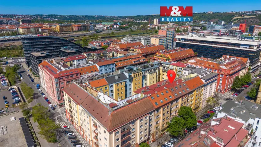 Prodej bytu 1+1, Praha - Holešovice, Osadní, 41 m2
