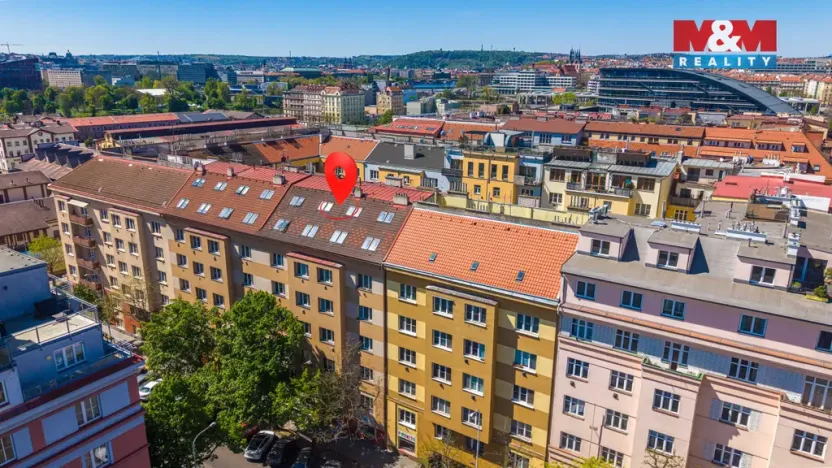 Prodej bytu 1+1, Praha - Holešovice, Osadní, 41 m2
