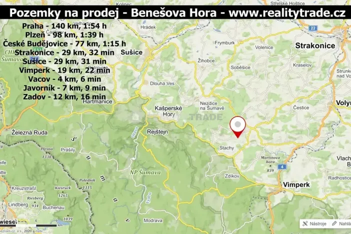 Prodej pole, Vacov, 22939 m2