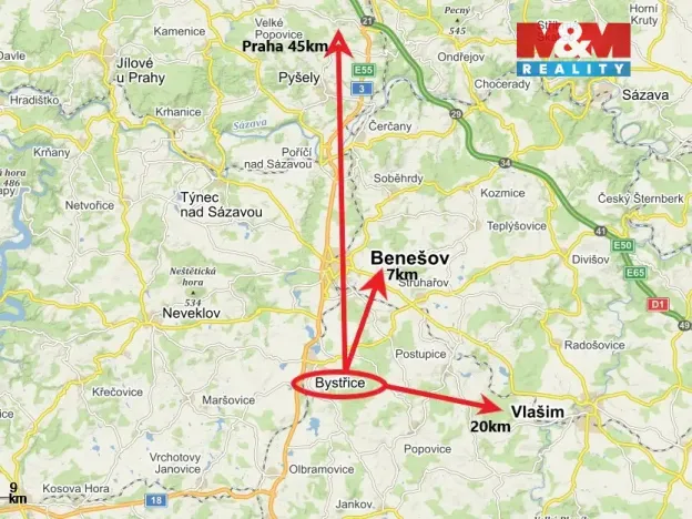 Prodej pozemku pro bydlení, Bystřice, 819 m2