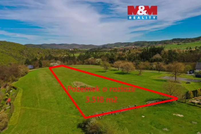Prodej pozemku pro bydlení, Hradiště, 3518 m2
