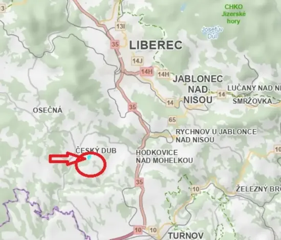 Prodej pozemku, Český Dub, 19364 m2