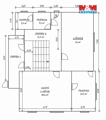 Prodej rodinného domu, Hradec Králové - Rusek, Černilovská, 150 m2