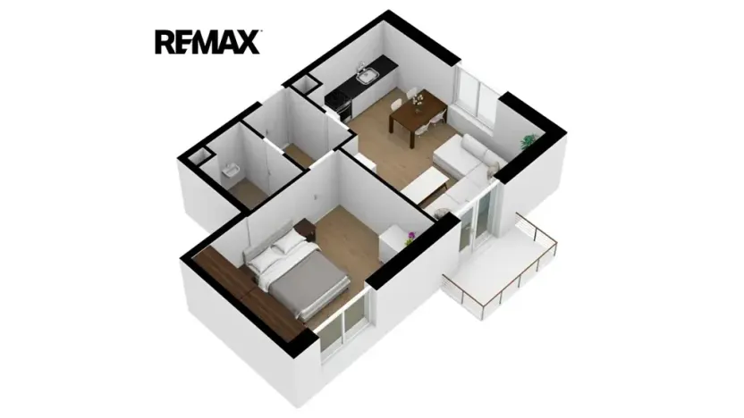 Pronájem bytu 2+kk, Plzeň, Pecháčkova, 47 m2
