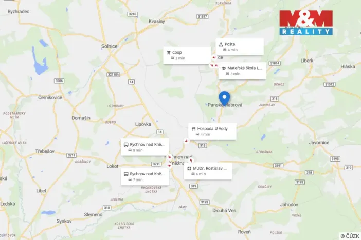 Pronájem rodinného domu, Rychnov nad Kněžnou, Městská Habrová, 80 m2