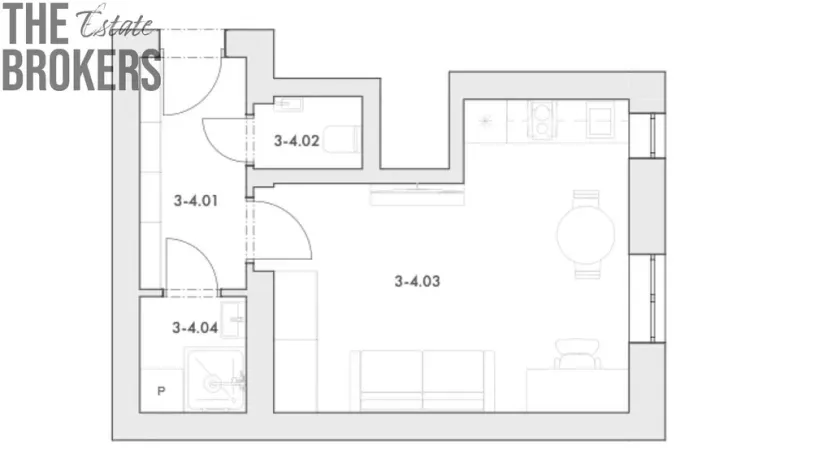 Prodej bytu 1+kk, Praha - Košíře, Plzeňská, 29 m2