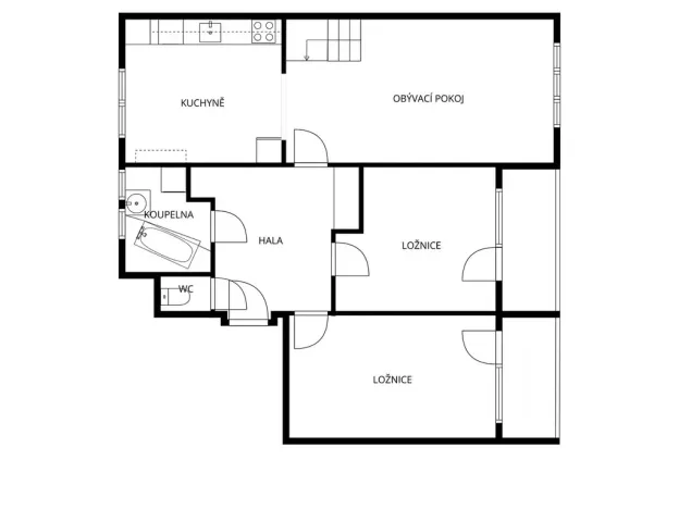 Prodej bytu 5+1, Milín - Stěžov, 120 m2