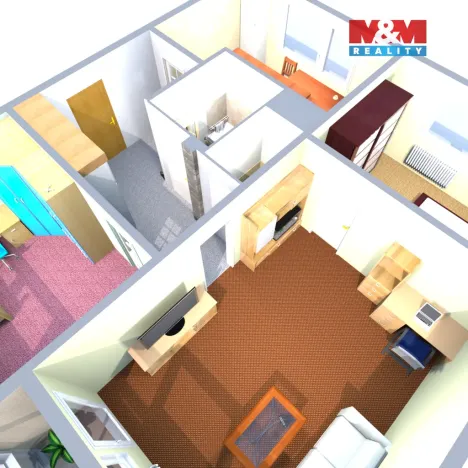 Prodej bytu 3+1, Česká Lípa, Jihlavská, 70 m2