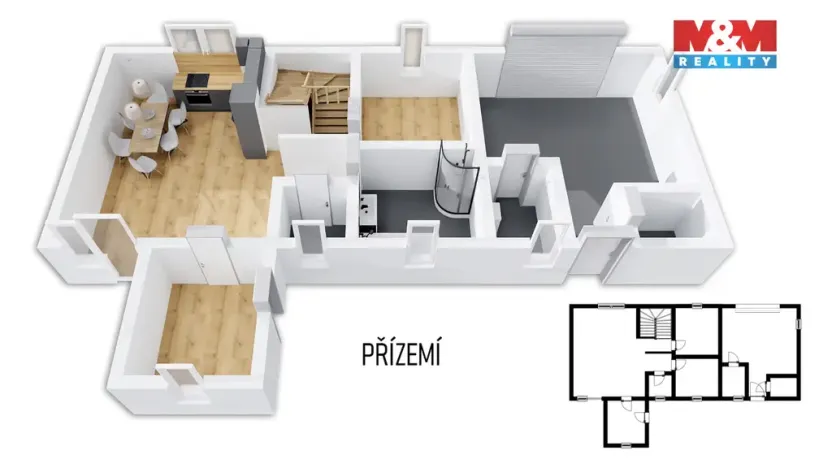 Prodej rodinného domu, Dvůr Králové nad Labem, Nová Tyršova, 113 m2