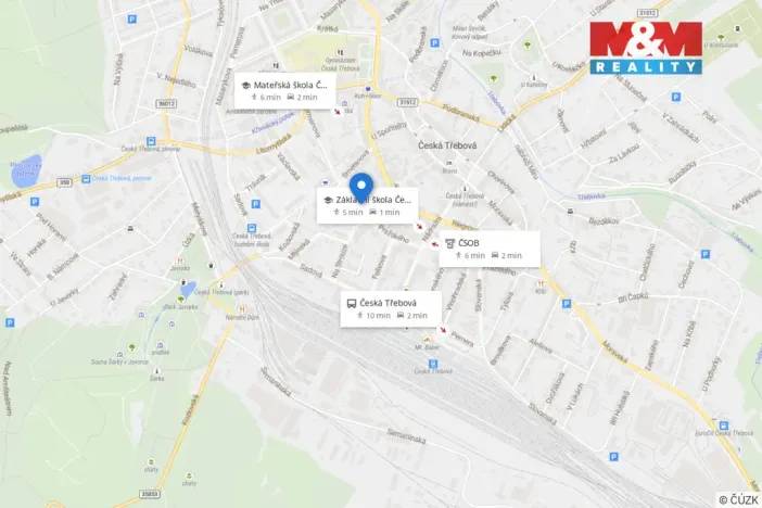 Prodej bytu 2+1, Česká Třebová, Nové náměstí, 51 m2
