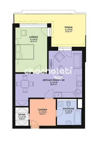 Pronájem bytu 2+kk, Pardubice, U Sportovní školy, 85 m2
