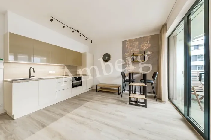 Pronájem bytu 1+kk, Praha - Karlín, U Sluncové, 33 m2