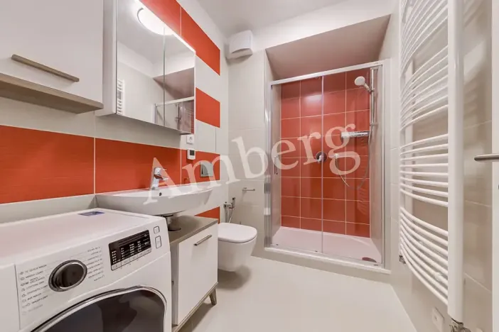 Pronájem bytu 1+kk, Praha - Karlín, U Sluncové, 33 m2