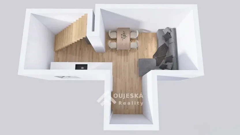 Pronájem bytu 2+kk, Ivančice, Žerotínovo náměstí, 55 m2