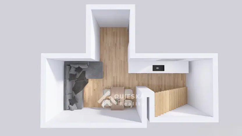 Pronájem bytu 2+kk, Ivančice, Žerotínovo náměstí, 55 m2