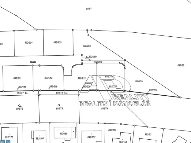 Prodej pozemku pro bydlení, Srubec, Skalní, 661 m2